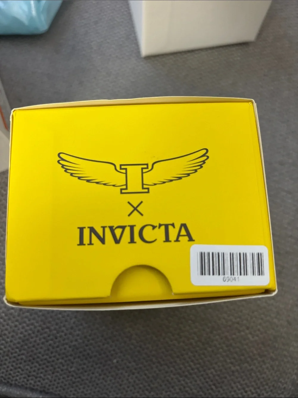 Invicta Silver Stainless Steel Watch with Blue Dial